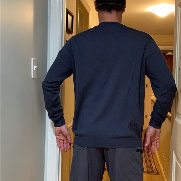 Argyle V -neck Golf Sweater - Picture 2 of 3